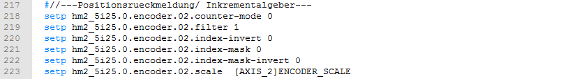 LinuxCNC Mesa Config Encoder